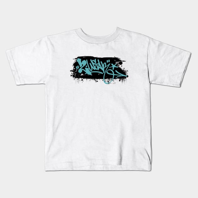 Spray Paint Swagger Kids T-Shirt by 2wear Grafix